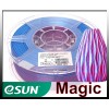 eSUN PLA Silk Magic Dual Color Filament Glossy Finish Two Color Tone